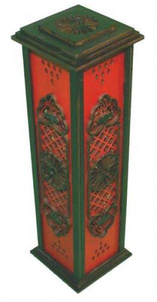 Tanno Design® Japan Räucherturm Räucherstäbchenhalter Amida rot / schwarz